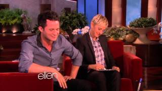 Justin Willmans outfit trick on Ellen [upl. by Alicul]