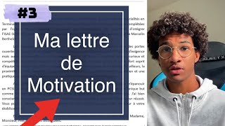 PREPA MPSIPCSI  La LETTRE de MOTIVATION qui ma fait intégrer MARCELIN BERTHELOT [upl. by Aneehsram]