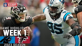 Carolina Panthers vs Atlanta Falcons Game Highlights  NFL 2023 Week 1 [upl. by Atimad]