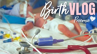 BIRTH VLOG│Our 3 Pound Preemie Born At 30 Weeks [upl. by Adiol304]