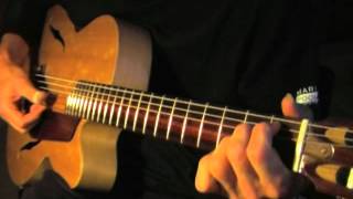 Django Reinhardts quotImprovisation 6quot in fingerstyle [upl. by Airam]