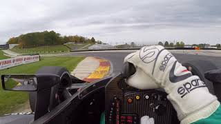 VISOR CAM Spencer Pigot at Road America in the 2018 INDYCAR [upl. by Kannav]