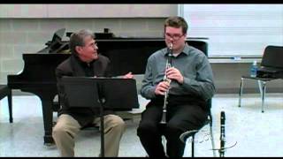 Stanley Drucker Clarinet Master Class  Capriccio Espagnol [upl. by Nnylirret]