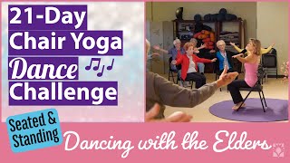 21Day Chair Yoga Dance Challenge  with Sherry Zak Morris CIAYT from Yoga Vista [upl. by Annot]