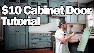 CHEAP and EASY Shaker Cabinet Doors and Drawers  DIY  HOW TO [upl. by Tiphany]