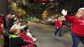 2024 Greenville South Carolina Poinsettia Christmas Parade [upl. by Alaham]