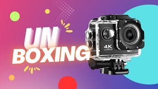 Unboxing My New 4K Sport Camera [upl. by Redd544]