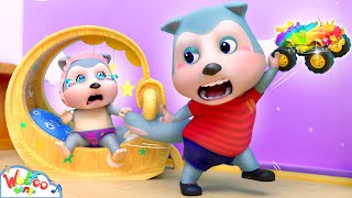 No No My Mom is a Baby ❗ Baby Care Song  Family Song  Wolfoo Kids Songs [upl. by Elleinet]