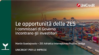 Le opportunità delle ZES focus zona Adriatica Interregionale Puglia e Molise [upl. by Bank]