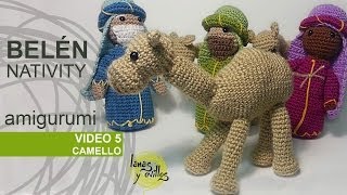 Tutorial Belén Amigurumi Part 5 Camellos Nativity English subtitles [upl. by Shelba]