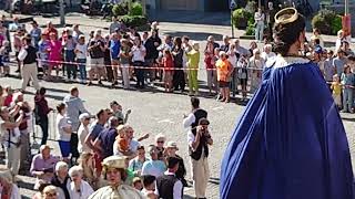 Processie van plaisance Geraardsbergen 28082022 De reuzen  Les Géants [upl. by Pammy]