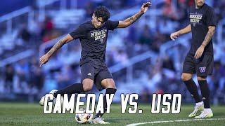 Day In The Life  D1 Soccer Travel Game Day At San Diego [upl. by Collier956]