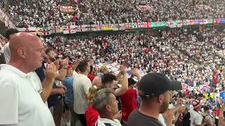 🎶THE GREAT ESCAPE THEME🎶 ENGLAND V SLOVENIA EURO 24 COLOGNE 250624 [upl. by Delmor487]