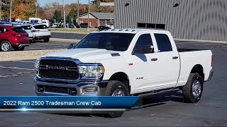 2022 Ram 2500 Tradesman Crew Cab Kent Akron Stow Canton Cleveland [upl. by Zeralda]