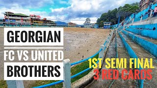 Full Vlog 3 Red Cards ♦️ Fight 😞 🔥 UB vs Georgian FC [upl. by Atiuqihs]