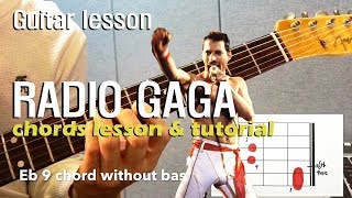 RADIO GAGA  Guitar lesson amp tutorial 70 SPEED Guitar Soldier [upl. by Madelene741]