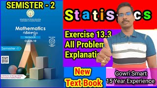 10th Class Maths New Syllabus Chapter13 Statistics Exercise 133 Must Watch Video  viral [upl. by Cordelia]