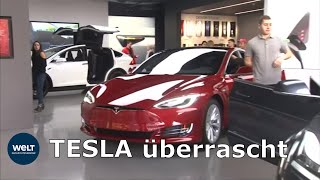 TESLA KRATZT DIE KURVE USElektroautobauer verkauft mehr Autos als erwartet [upl. by Nyliram35]