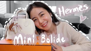 Hermes Mini Bolide 我最愛的愛馬仕迷你包💗太仙的配色了！帶上身一秒變仙女🤣 [upl. by Anade383]