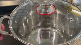 PampP CHEF 12 Quart Stainless Steel Stockpot with Glass Lid Review [upl. by Aennyl]