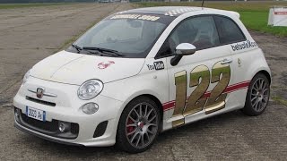 2014 Fiat Abarth 595 50th Anniversario Start Up Road Test and In Depth Review [upl. by Nanyk]