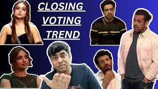 Bigg Boss OTT2 Closing Voting Trend Double Eviction Manisha or Jiya Jed or Avinash कौन होगा बेघर [upl. by Tia]