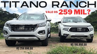 Fiat Titano Ranch 2025 vs Toro Volcano  O confronto das pickups Fiat [upl. by Nahc]