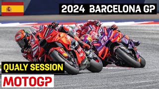 🏍️ 2024 MotoGP Qualifying Session  Results Barcelona Grand Prix  montmelo Circuit 🏁 solidarityGP [upl. by Vookles]