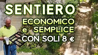 Sentiero Fai da Te con Malta di Cemento Tutorial Economico e Semplice [upl. by Lavelle]