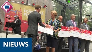 Alle gemeenten in regio krijgen cheque van 18000 euro  OMROEP WEST [upl. by Airak]