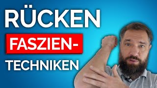 3 Faszien Techniken für den Rücken [upl. by Apostles200]