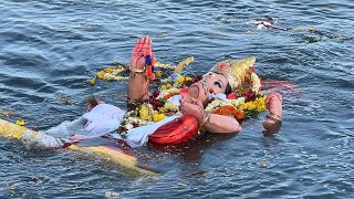 Ganesh Nimajjanam 2024  Ganpati Visarjan in Tank Bund  5th day ganesh immersion 2024 Hussain Sagar [upl. by Ehcar823]