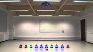 Swarm Robots Cooperate with AR Drone [upl. by Rome]