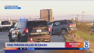 6 people dead after driver killed in 2nd crash on SR138 in Antelope Valley [upl. by Nima]