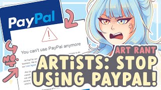 PAYPAL IS STEALING FROM ARTISTS  SPEEDPAINT  COMMENTARY [upl. by Enninaej]