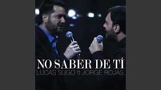 No Saber de Ti En Vivo [upl. by Eelasor]