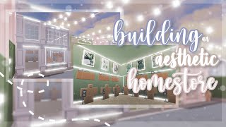 AESTHETIC HOMESTORE BUILD  speed video [upl. by Anehsuc]