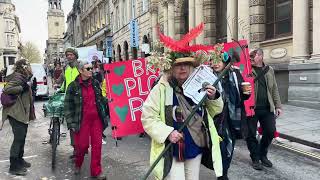 Allotmenteers march through Bristol [upl. by Aenehs]