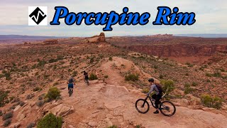 Best Expert MTB Trail in Moab UT  Porcupine Rim [upl. by Parish]