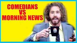 Comedians Crashing Morning News Compilation [upl. by Griffith299]