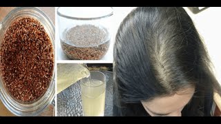 Agua de linaza para combatir la caída del cabello ¡Impresionante [upl. by Mayberry88]