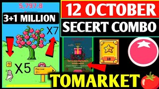 🍅Tomarket Airdrop Combo 12 October  Tomarket Daily Combo Today  Tomarket Secret Combo Today [upl. by Ettie]