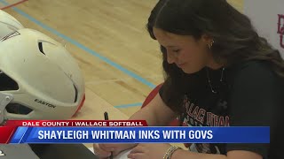 Dale County’s Shayleigh Whitman Commits to Wallace Softball [upl. by Geller]