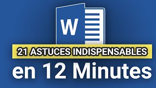 Word  21 TRUCS et ASTUCES pour lutiliser comme un PRO  tuto gratuit pour débutant sur Word [upl. by Leah]