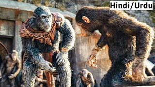 Kingdom of the Planet of the Apes 2024 Film Explained in HindiUrdu Story Summarized हिन्दी [upl. by Agnimod]