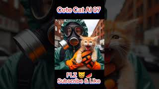 Cute Cat Ai 07  Cat Watermelon 🍉 Father Sad Story  youtubeshorts catshorts kitten [upl. by Manvell]