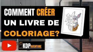 Comment créer un cahier de coloriage pour Amazon KDP [upl. by Nwatna]