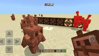 Copper Golem Concept ADDON in Minecraft PE [upl. by Alburg408]