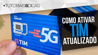 🔵 Como CADASTRAR e ATIVAR CHIP da TIM 2024  Atualizado Android e iPhone [upl. by Araec]