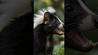 Stinkers of the Forest Skunks Up Closewildlife [upl. by Bald]